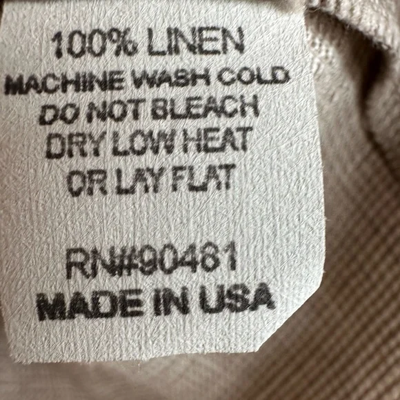 Two NWT AlyWear 100% Linen Top.s M.Made in USA.Retail$38 each. - Picture 6 of 12